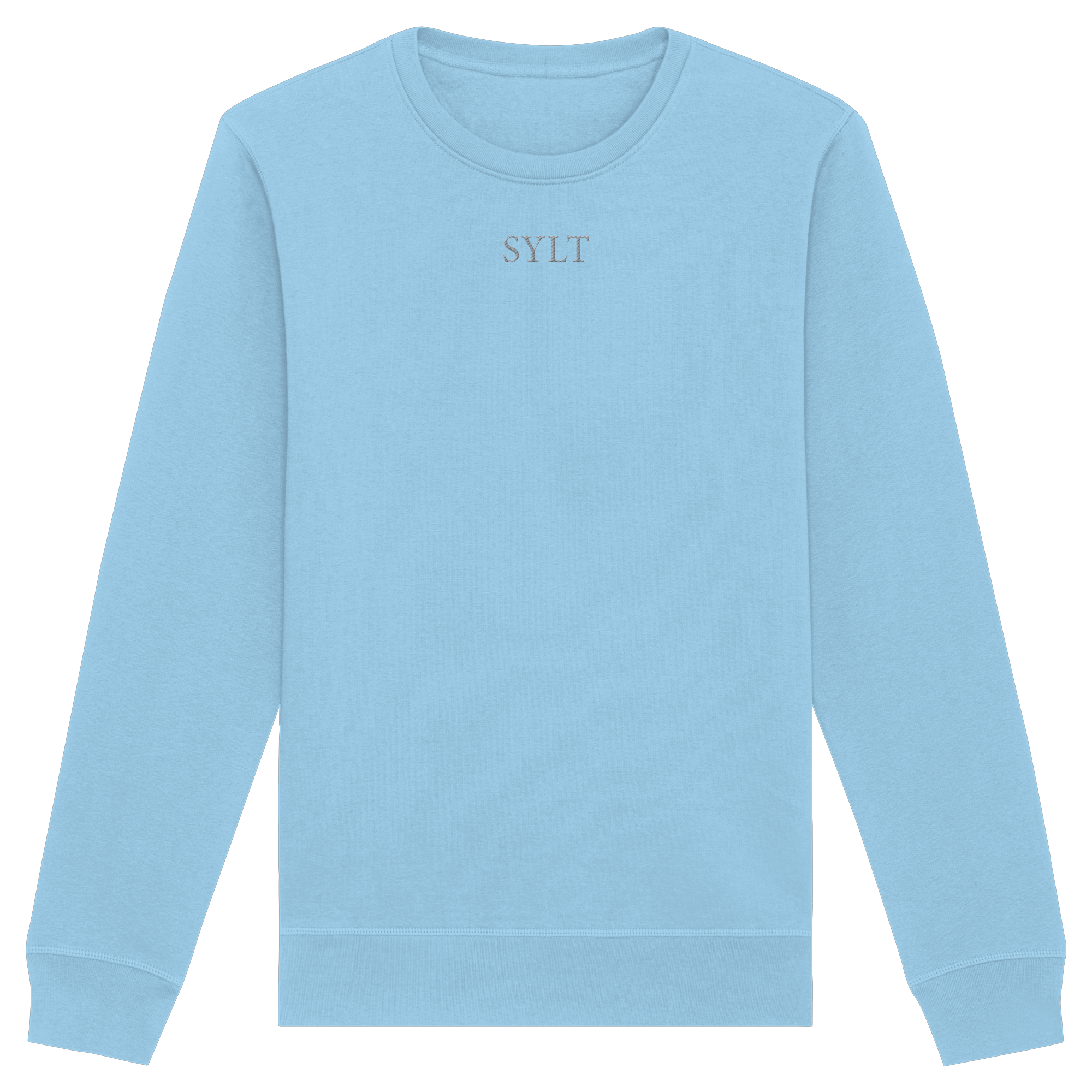 maritime SyltWelle mit Stick (front) & Logo (hinten) - Basic Sweatshirt