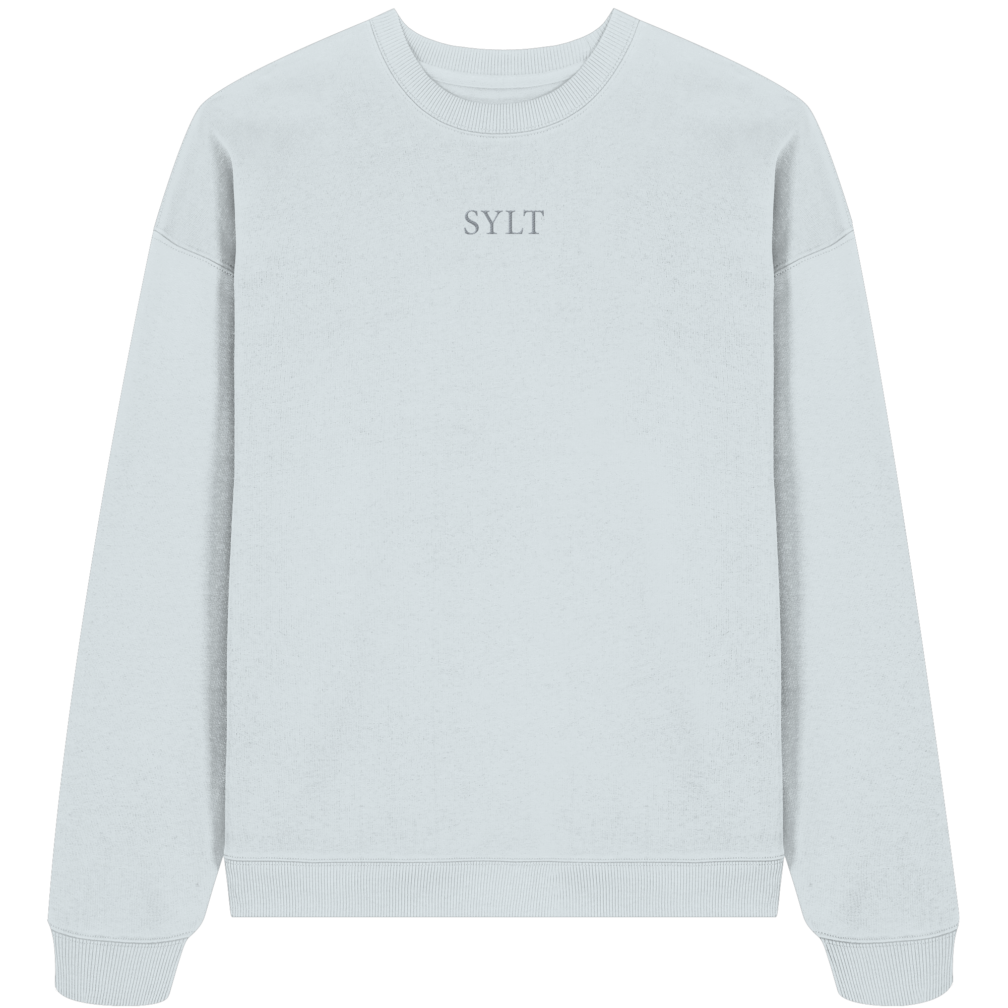 maritime SyltWelle mit Stick (front) & Logo (hinten) - Oversize Sweatshirt