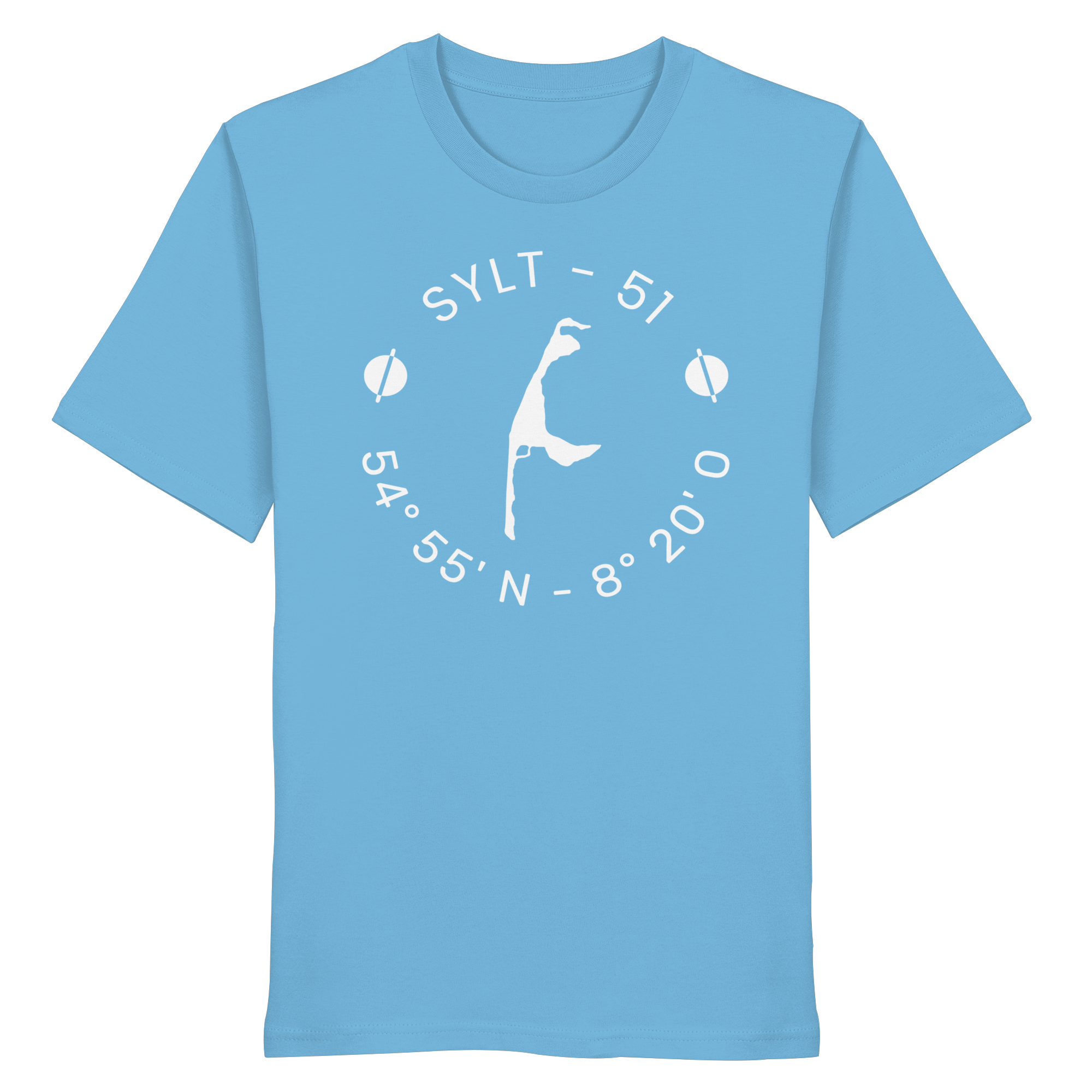Sylter Heimathafen (rund-front) - Basic Shirt