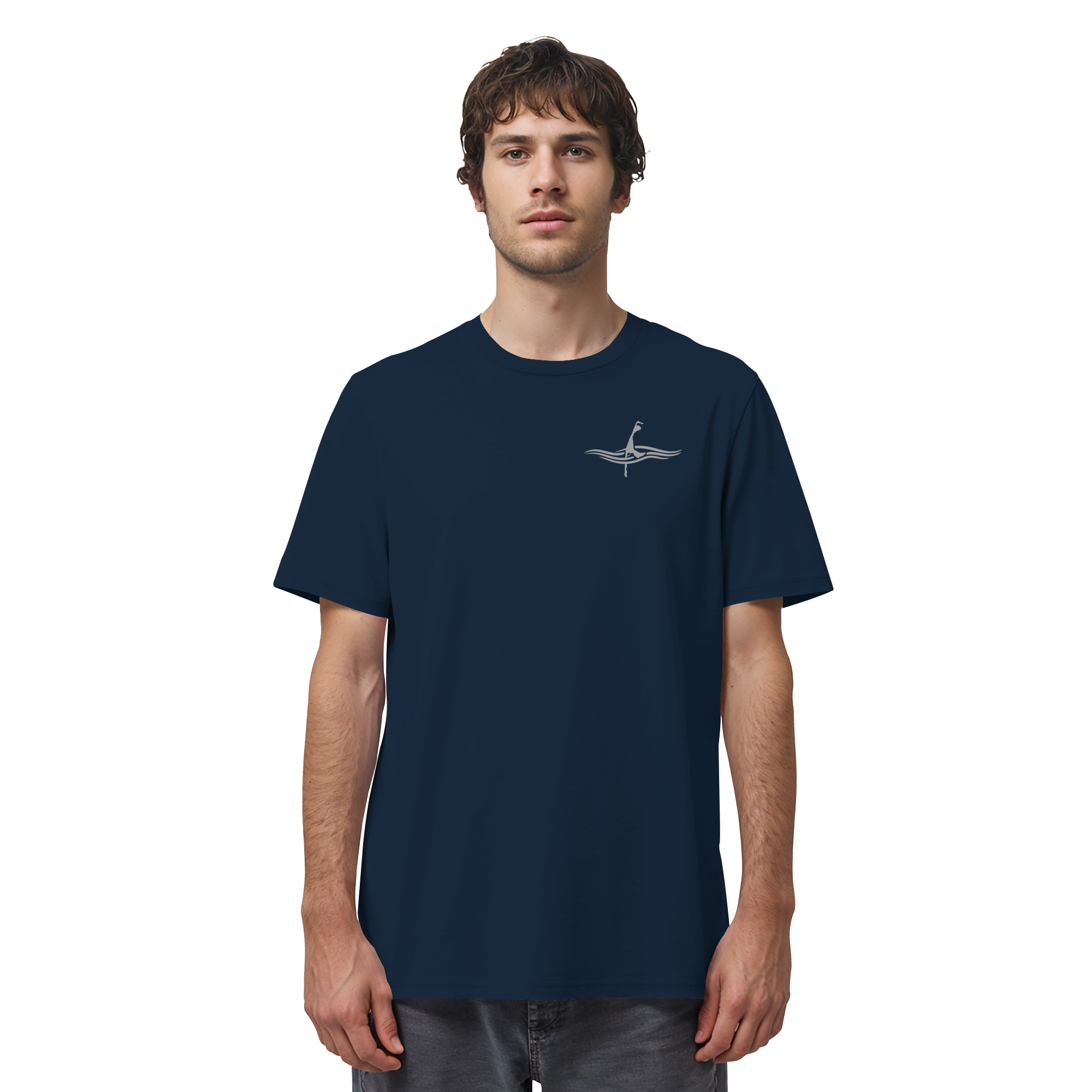 maritimes Sylt vom Meer umschlungen  - Basic Shirt