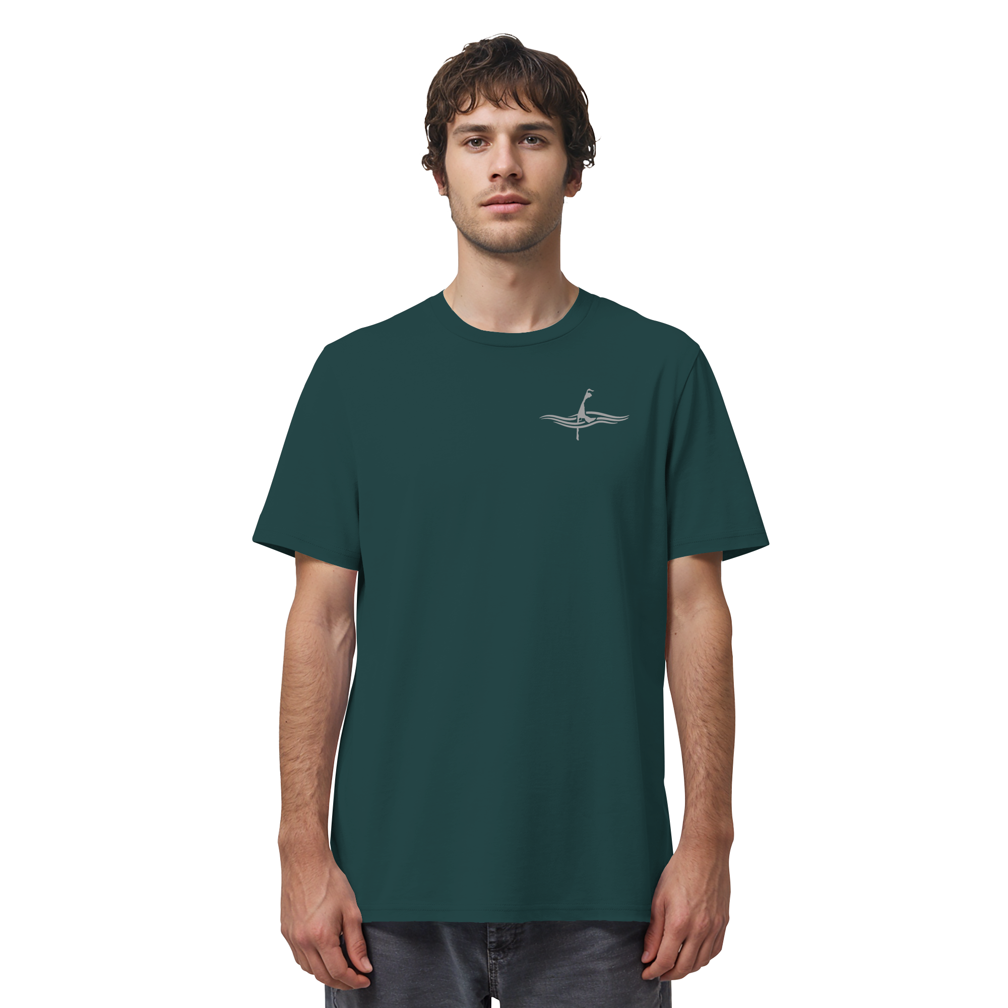 maritimes Sylt vom Meer umschlungen  - Basic Shirt