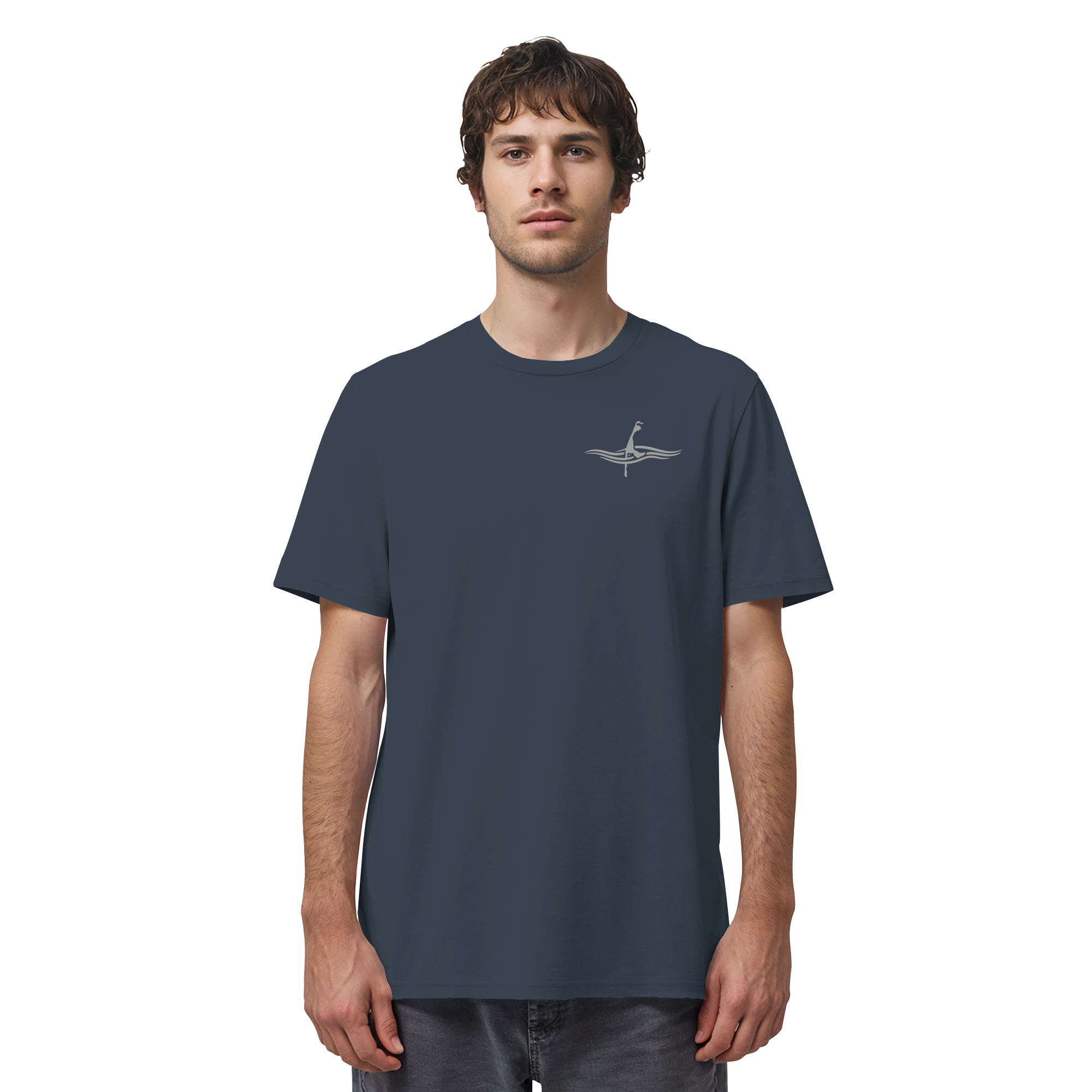 maritimes Sylt vom Meer umschlungen  - Basic Shirt