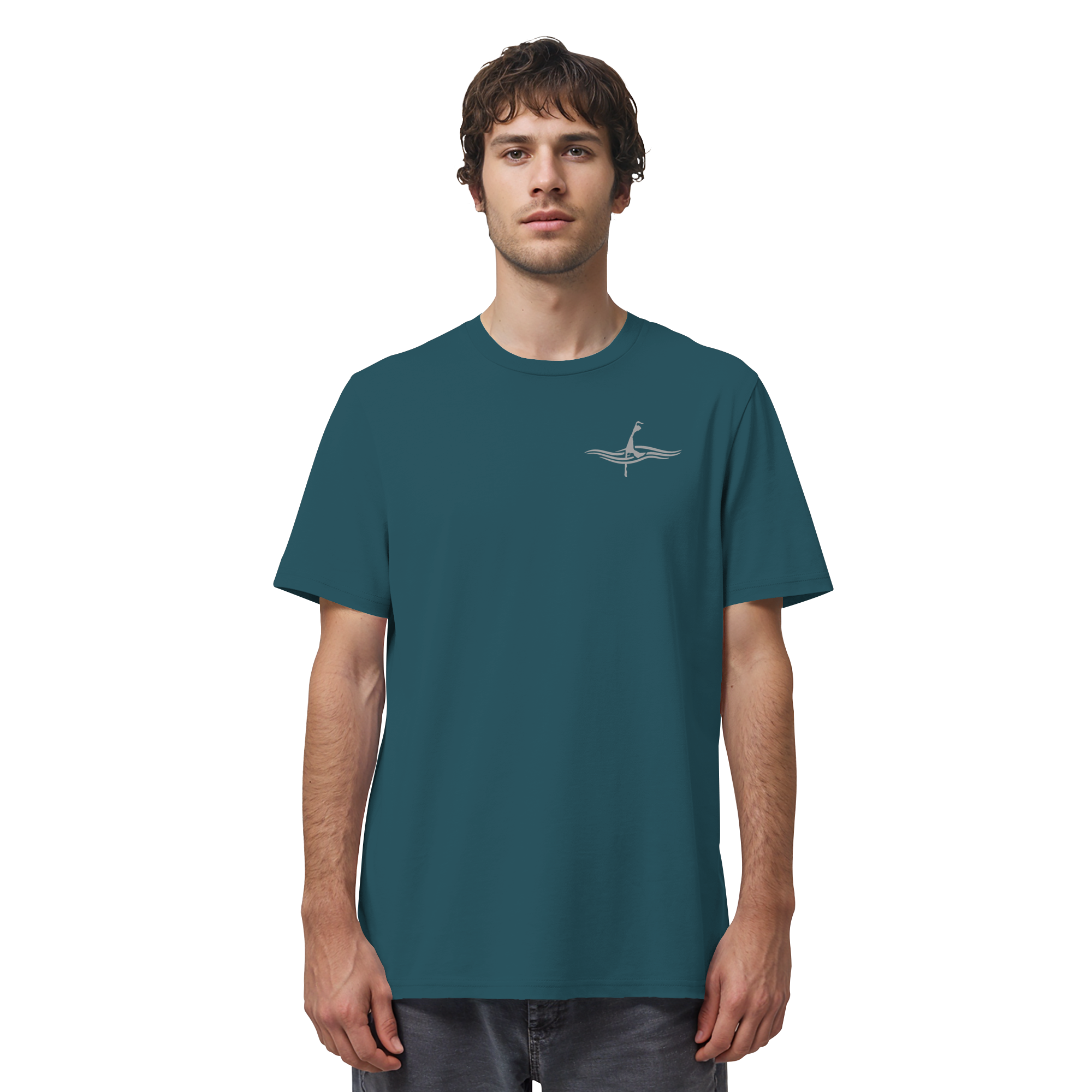 maritimes Sylt vom Meer umschlungen  - Basic Shirt